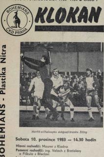 Program Klokan, Bohemians ČKD v. Plastika Nitra, 1983/84 (7)