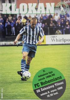 Program Klokan, FC Bohemians Praha vs. SK Třinec, 1998