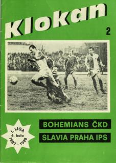Program Klokan, FC Bohemians Praha vs. Slavia Praha IPS, 1987-88