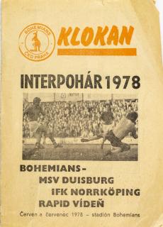 Program Klokan, Interpohár, Vídeň, Duisburg, Norrkoping, 1978
