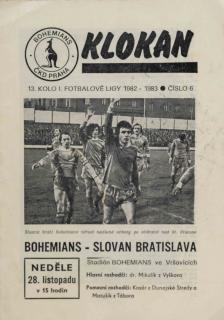 Program Klokan, Slovnaft Bratislava, 1982/1983 (6)