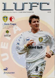 Program, Leeds United v Slavia Prague, UEFA QF, 2000