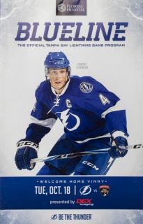 Program NHL, Blueline,  Tampa vs. Panthers, Oct, 18, 2017