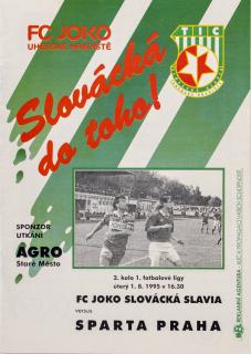 Program  Slovácká Slavia v. Sparta Praha, 1995