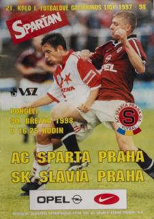 Program Sparťan, AC Sparta Praha vs. SK Slavia Praha, 1998