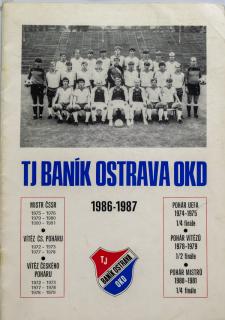 Program  TJ Banik Ostrava OKD, 1986/1987