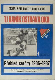 Program  TJ Banik Ostrava OKD, přehled sezony 1986/1987