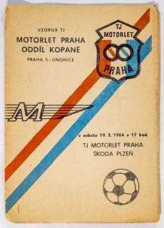 Program  , TJ Motorlet Praha v. Škoda Plzeň, 1984