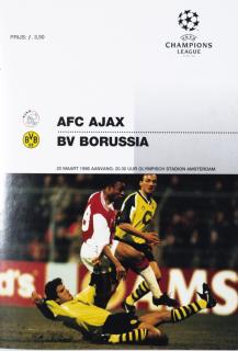 Program UEFA CHAMPIONS LEAGUE  AFC Ajax v BV Borussia, 1996