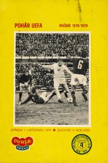 Program UEFA, Dukla Praha vs.  Everton FC, 1978