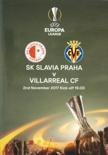 Program UEFA, Slavia vs.Villareal, 2017