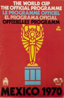 Programa Oficial, Mexico, WC, Fifa, 1970