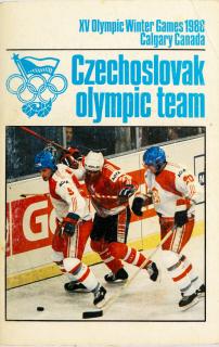Publikace, XV. Olympic games, Czechoslovak team, Calgary, 1988