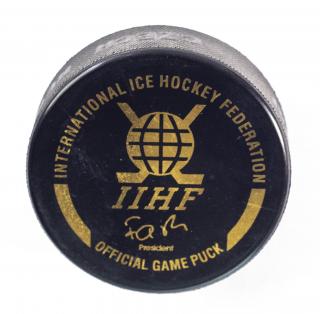 Puk IIHF, official game puck, President