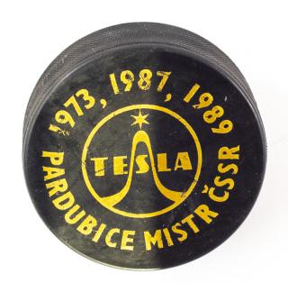 Puk Mistr ligy Tesla Pardubice, 1973, 1987, 1989