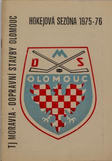 Ročenka hokej, DS Olomouc, sezona 1975 76