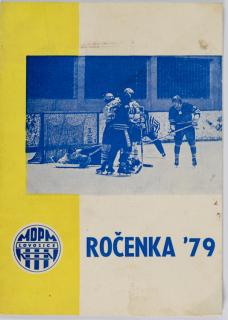 Ročenka hokej, MDPM Lovosice, 1979
