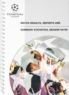 Ročenka - Match results, statistics 94/95, UEFA Champions league