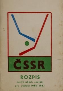 Rozpis mistrovských soutěží ČSSR-hokej, 1986/1987