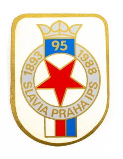 Samolepka, 95, Slavia Praha IPS, , 1893-1988