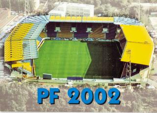 Sběratelská karta, PF 2002, Stadion Teplice