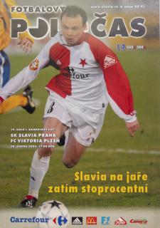 Slávistický POLOČAS SK SLAVIA PRAHA vs. FK Viktoria Plzeň, 2004