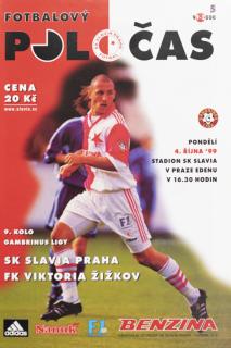 Slávistický POLOČAS SK SLAVIA PRAHA vs. FK Viktoria Žižkov, velký + plaká