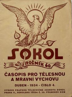 SOKOL, Časopis pro tělesnou a mravní výchovu, 1934/4
