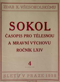 SOKOL, Časopis pro tělesnou a mravní výchovu, 1938/4