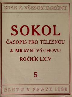 SOKOL, Časopis pro tělesnou a mravní výchovu, 1938/5