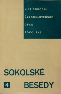 Sokolské besedy, list dorostu, 1936/4