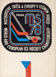Soubor 24 barevných pohlednic, hokej ČSSR, 1978