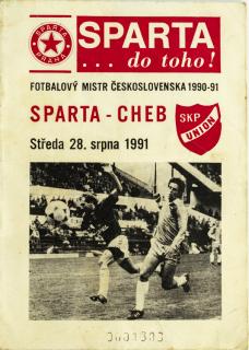 Sparta, Do Toho!, AC Sparta Praha v. Cheb, 1990-91