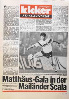 Sportmagazin Kicker, Italia, 1990, 37