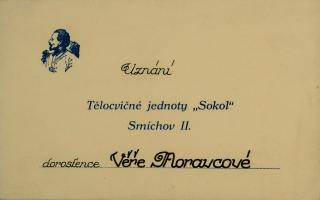 Tiskovina, Uznání tělocvičné jednoty Sokol Smíchov II, 1936