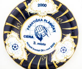 Trofej - porcelánová mísa, Cena Františka Pláničky, 2000