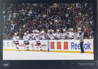Velkoformátová fotografie,NHL Prague Premiere, 2008, NY Rangers
