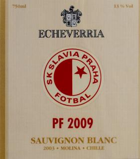 Vignette PF 2009, SK Slavia Praha, Sauvignon Blanc