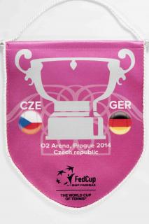 Vlajka Fed Cup, 2014, CZE v. Germany, velká