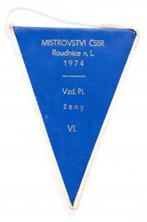 Vlajka , FMČR, Roudnice n.L. Vzd Pi., ženy, 1974