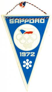 Vlajka klubová ČSSR OH 72 Sapporo
