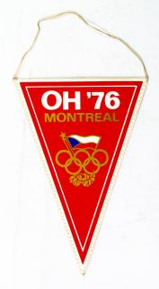 Vlajka klubová ČSSR OH 76 Montreal II