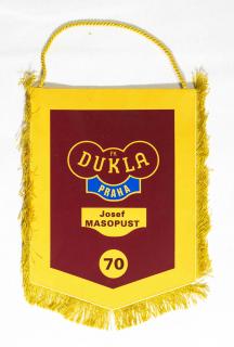 Vlajka klubová Dukla Praha, Josef Masopust, 70 let