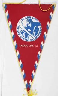 Vlajka klubová, III. ZSH, lyže, 1978