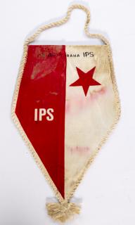 Vlajka klubová Slavia Praha IPS 1953-1977