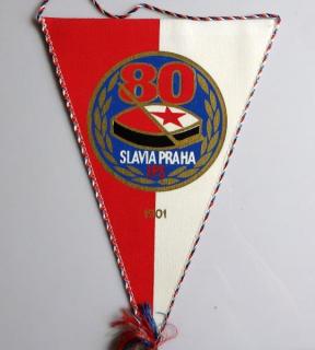 Vlajka klubová Slavia Praha IPS- hokej