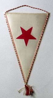 Vlajka klubová SLAVIA PRAHA Kopaná 1893