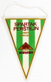 Vlajka klubová, Spartak Pernštejn, oddíl odbíjené