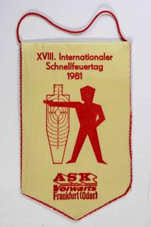 Vlajka klubová, XVIII. Internationaler Schnellfeuertag, 1981