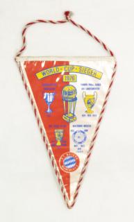 Vlajka World cup Seiger, Bayern Munchen E.V., 1976